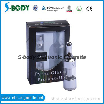2014 wholesale e-cigarette Pyrex glass Protank 2 Glassomizer